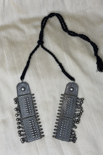 jewelry - oxidised vintage - collar neckpiece