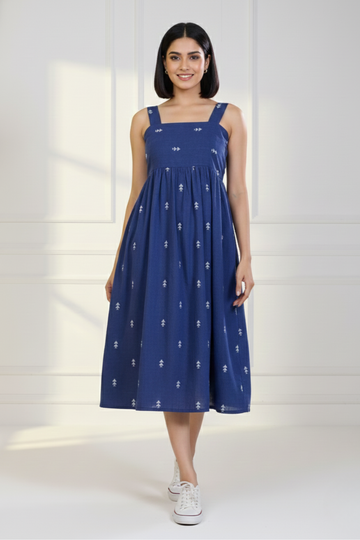strap dress cornflower whispers