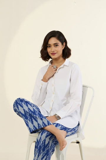 Essential White Cotton Button Down Shirt