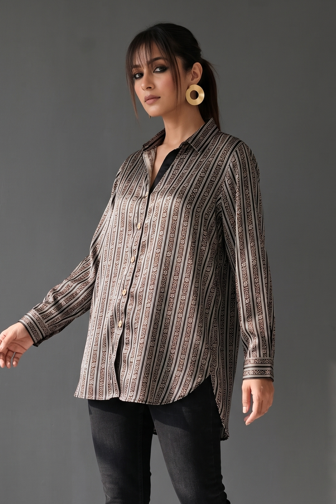 Black_Crimson-Bloom_Indigo-Line_Modal_Button_Down_Shirt