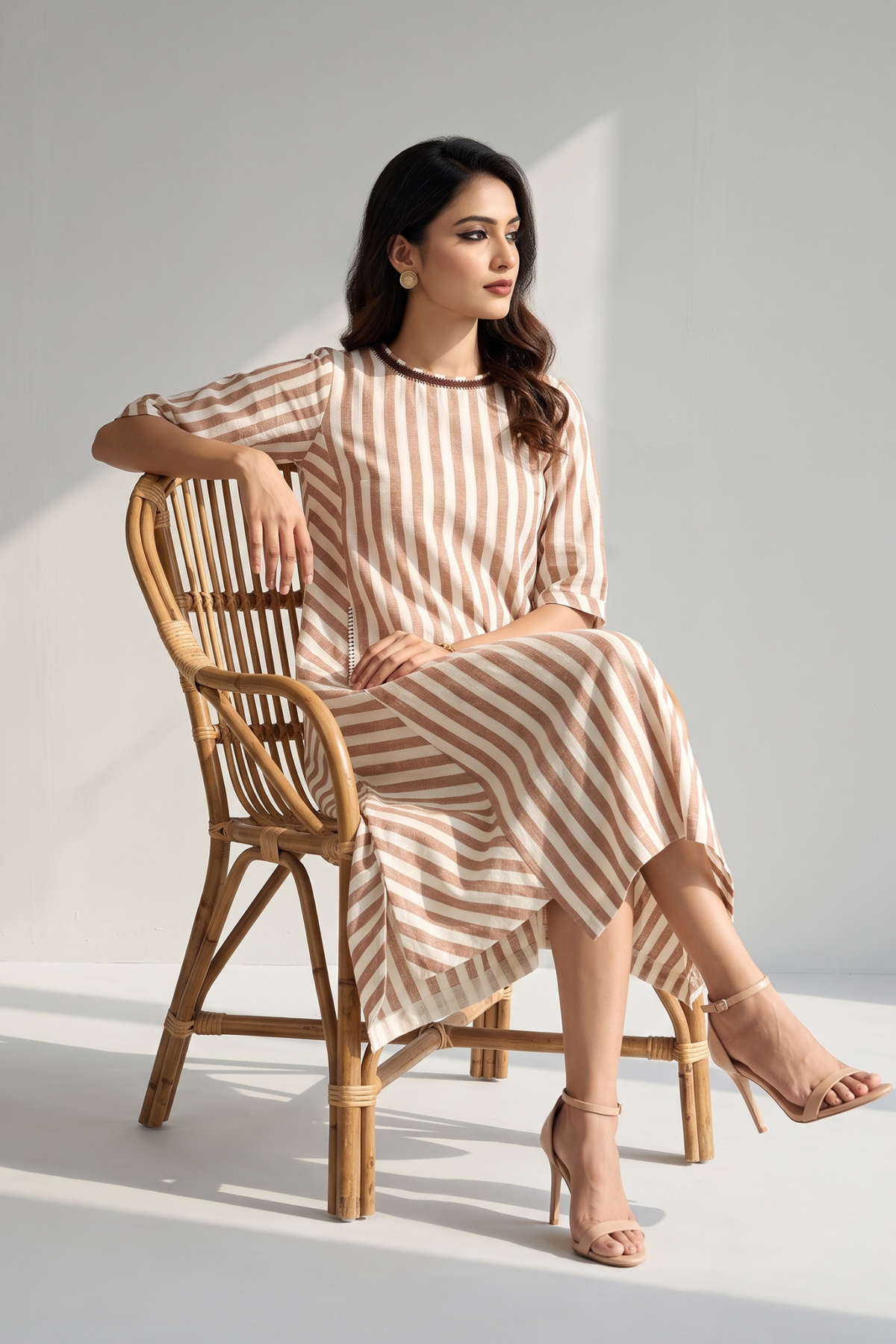 Cinnamon_Stripes_Side_Bias_Shift_Dress