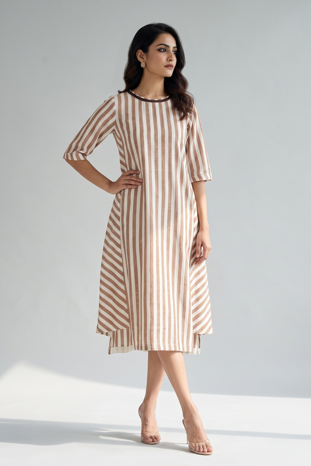 Cinnamon_Stripes_Side_Bias_Shift_Dress