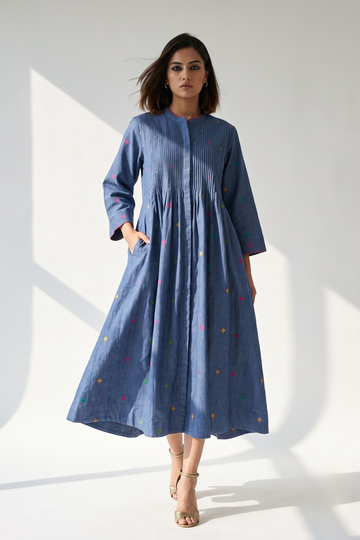 Cobalt_Mosaic_Cotton_Infinity_Pintuck_Dress
