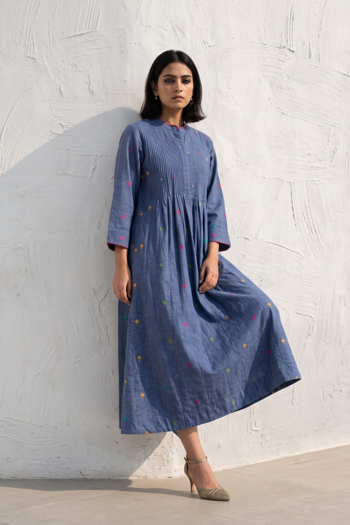 Cobalt_Mosaic_Cotton_Infinity_Pintuck_Dress