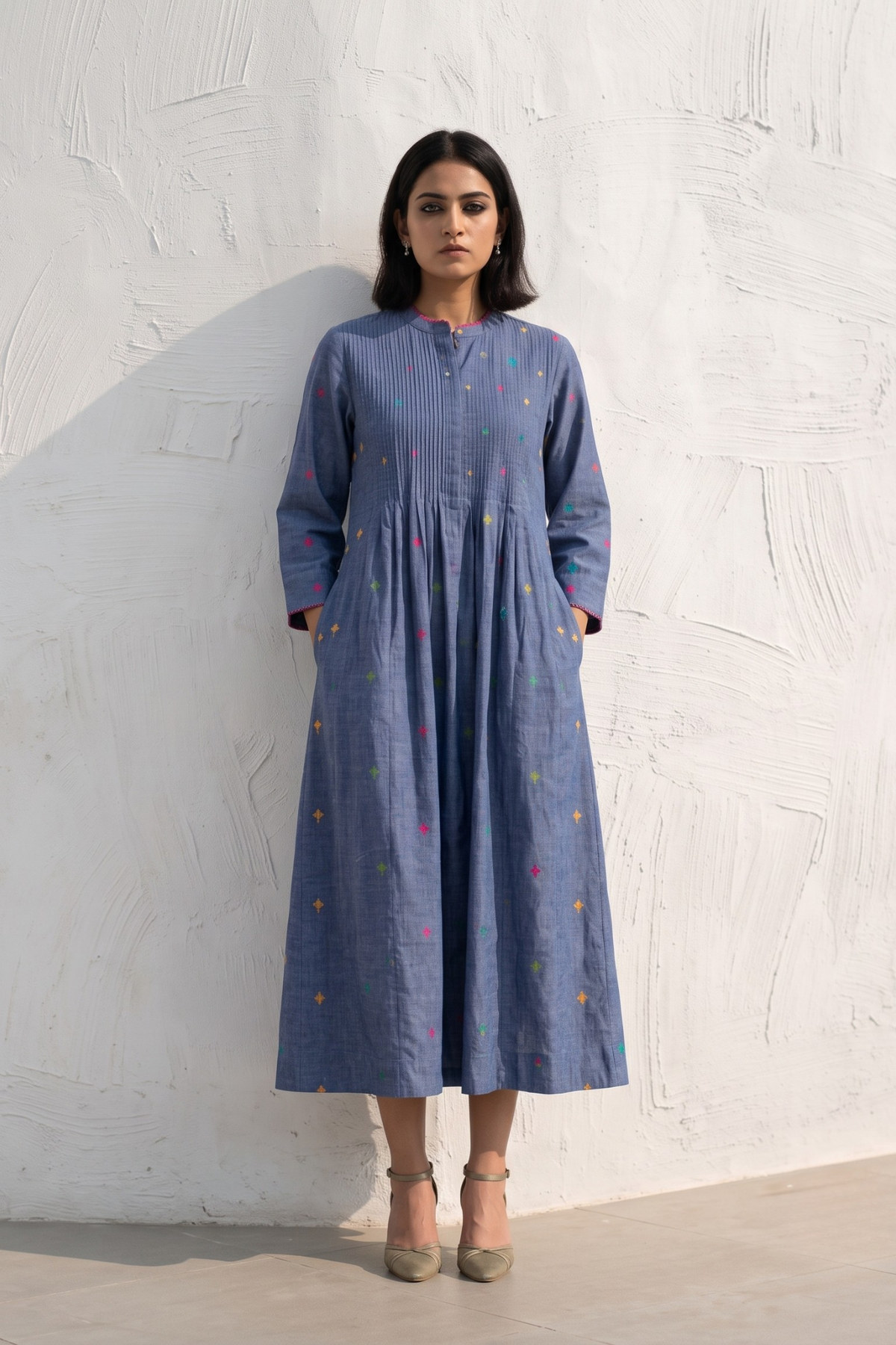 Cobalt_Mosaic_Cotton_Infinity_Pintuck_Dress