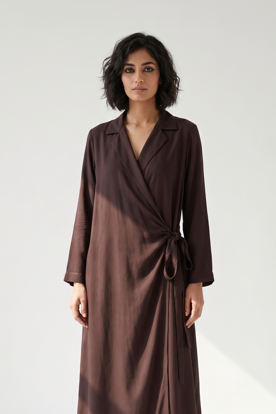 Cocoa Soft Modal Trench Belt Dress