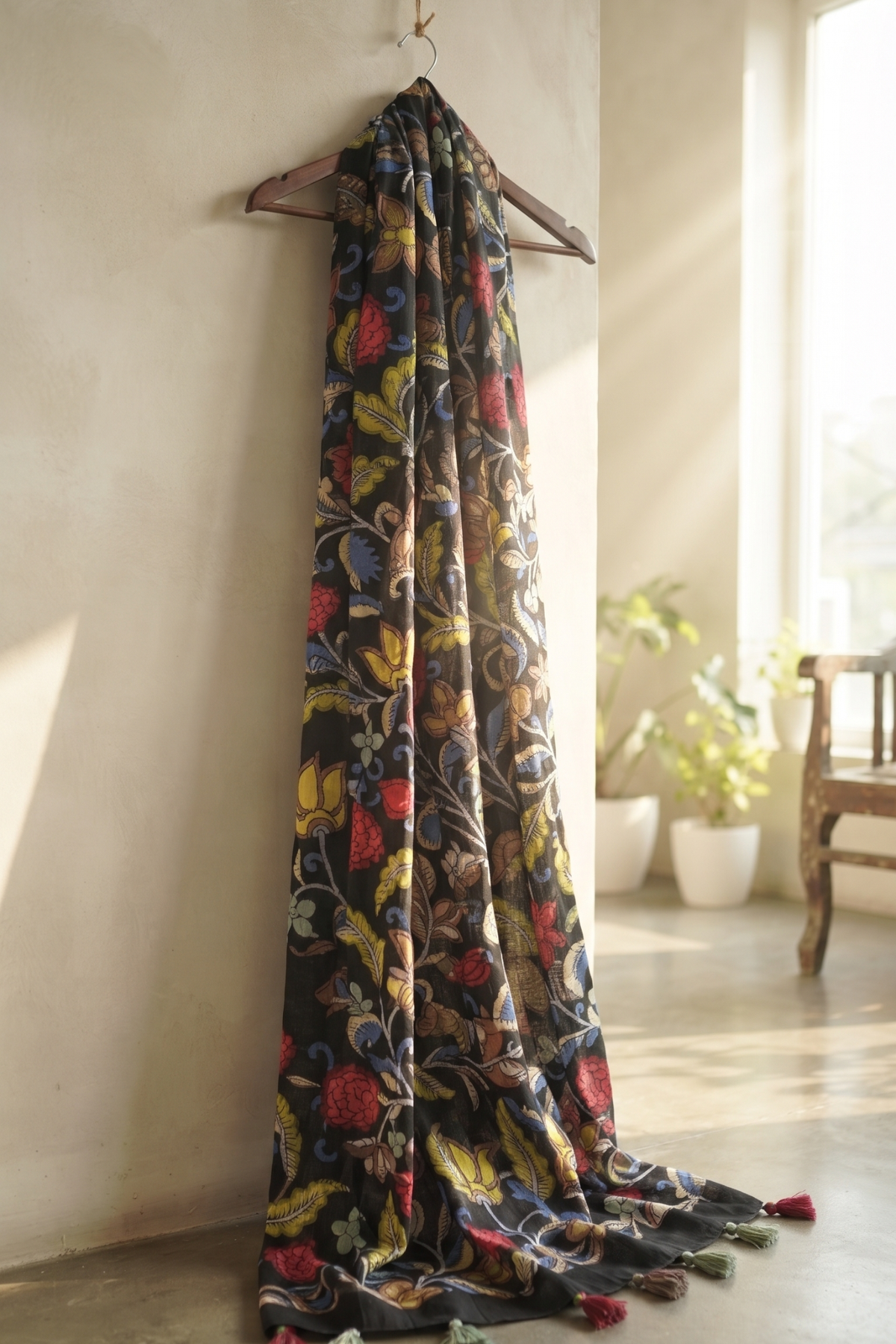 Cotton_Mul_Dupatta_-_Bohemian_Black_and_Earthy_Melange