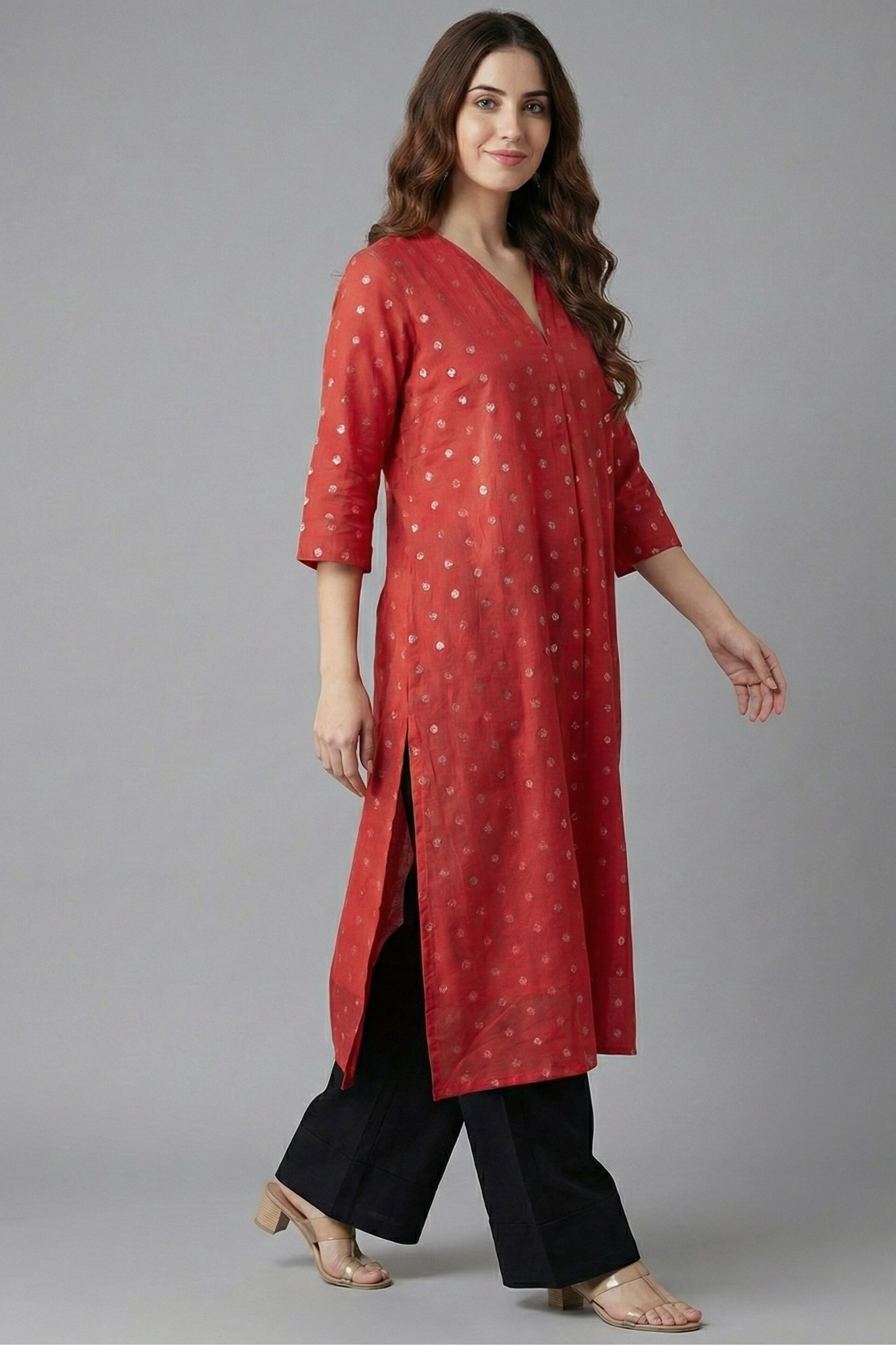 Front_Zipper_Dress_Cosmic_Red__Silver