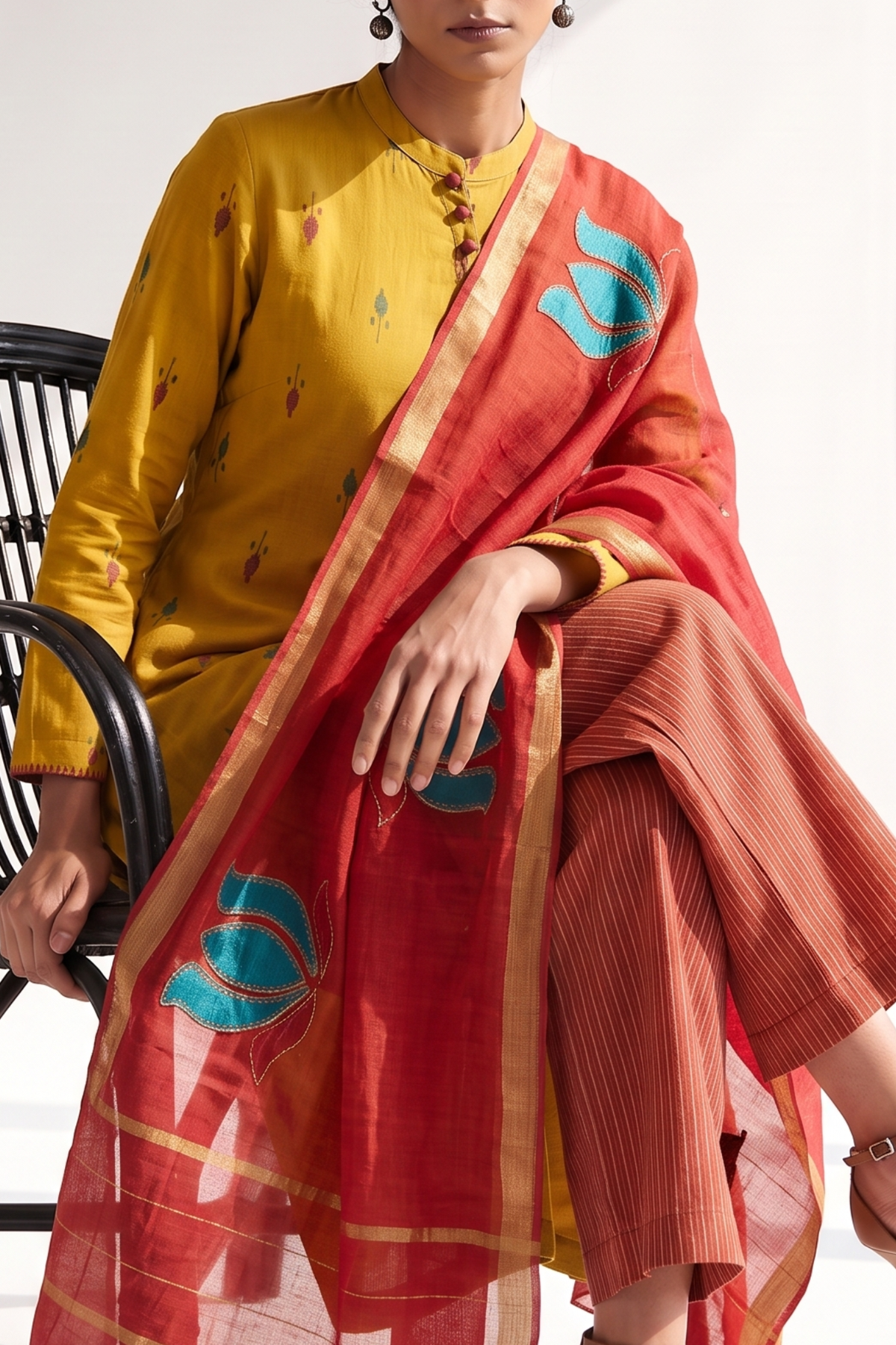Handwoven_maheshwari_dupatta_-_blue_lotus_and_deep_ruby