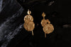 jewelry - berserk - gold plated double disc long studs