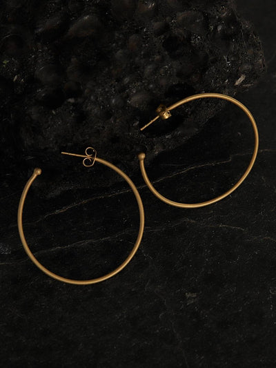 Jewelry - berserk - gold plated classic hoops