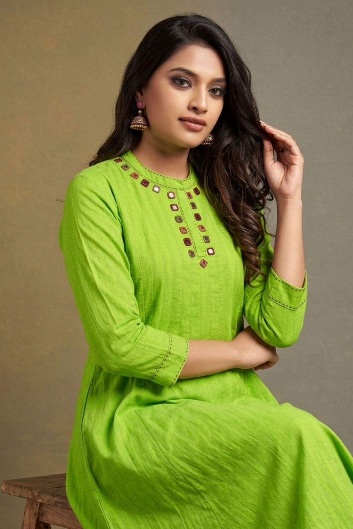 Kairi_Bloom_Cotton_Stand_Collar_Pintuck_Yoke_Anarkali