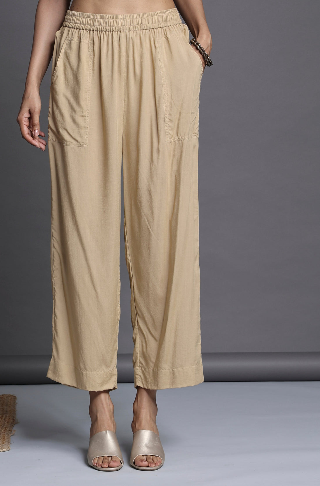 comfort fit pants - golden modal