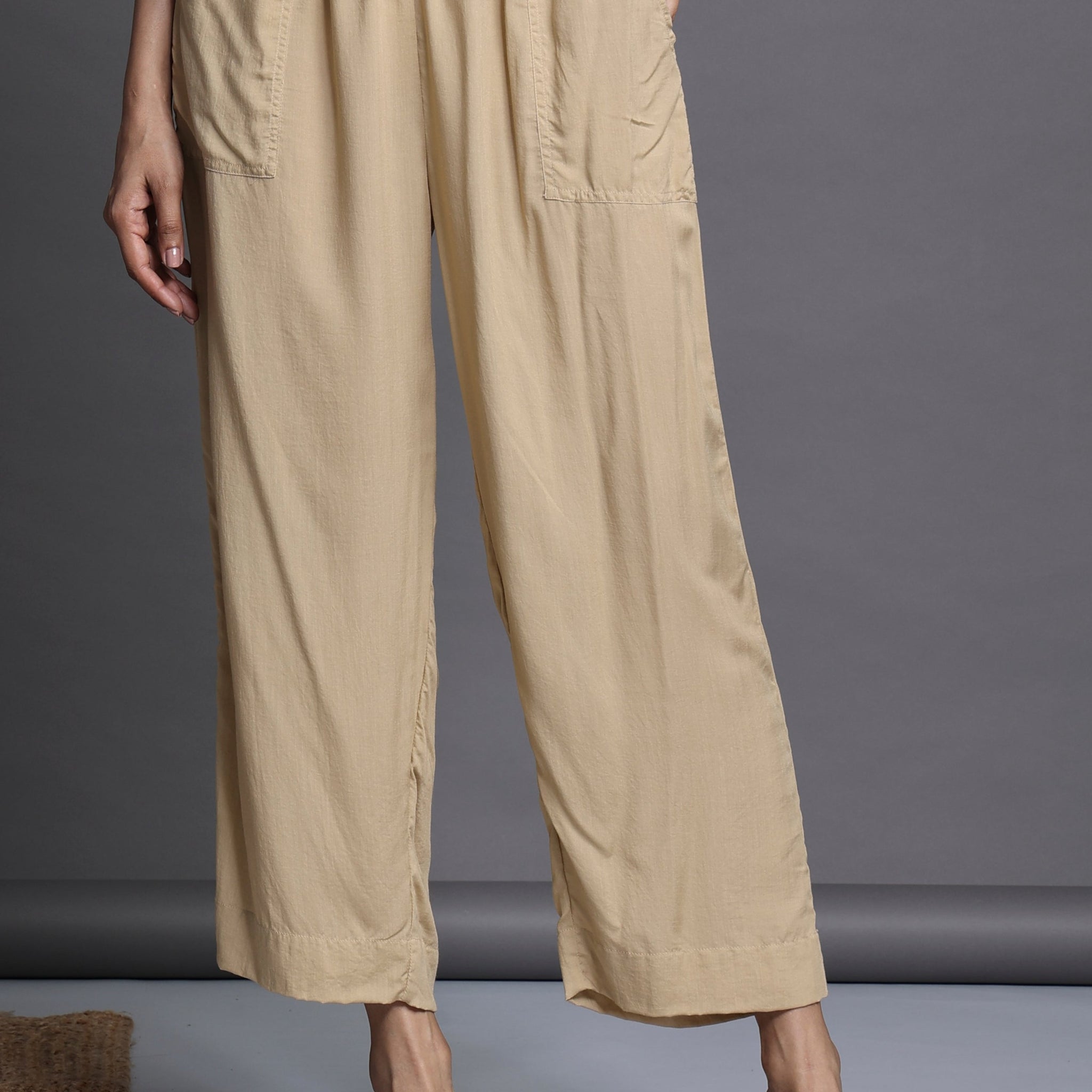 comfort fit pants - golden modal