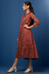 front zipper ruffle dress with pockets - Cherry Fields & Sunlit Blooms