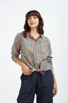shirt - oliveberry prism & mosaic shirt