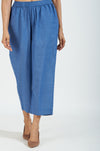 comfort fit narrow pants - denim blue