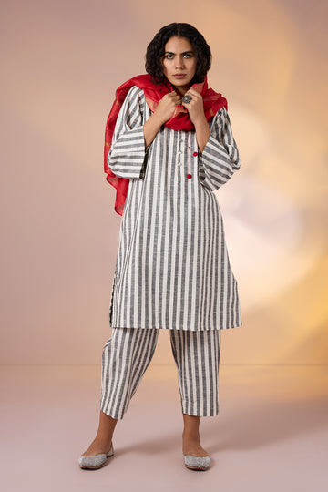 Co-ord Cloud Stripe Kurta & Pants