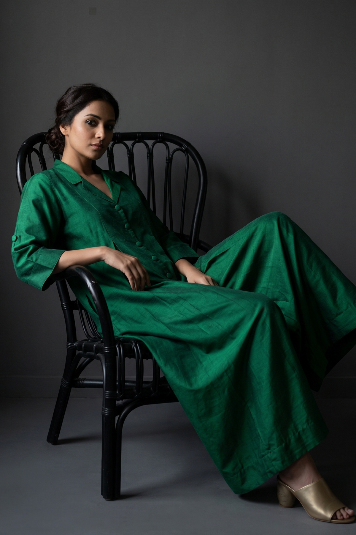 Royal_Emerald_Silk_Slub_Jumpsuit_with_Pockets__Collar