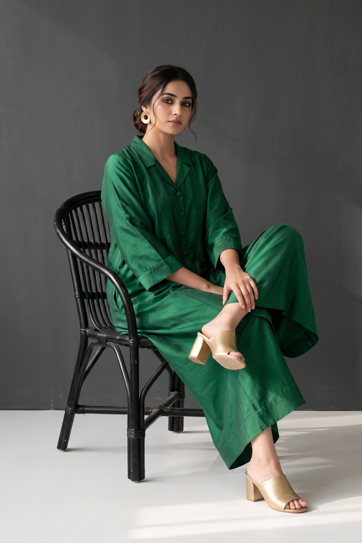 Royal_Emerald_Silk_Slub_Jumpsuit_with_Pockets__Collar