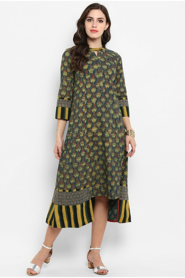 step dress - spring fields & the fence