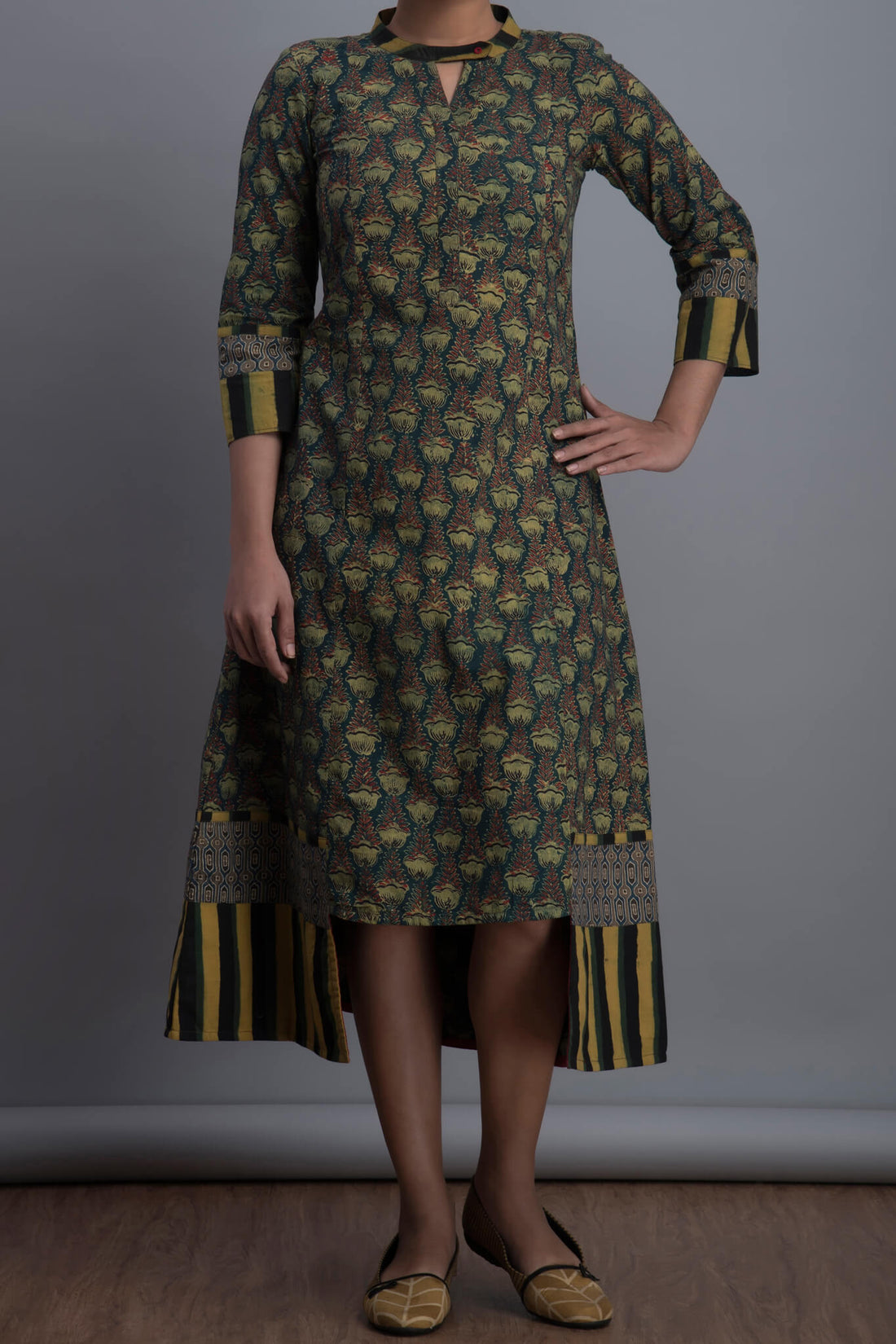 step dress - spring fields & the fence