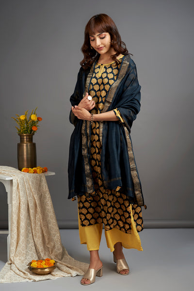 modal silk long kurta complete dress