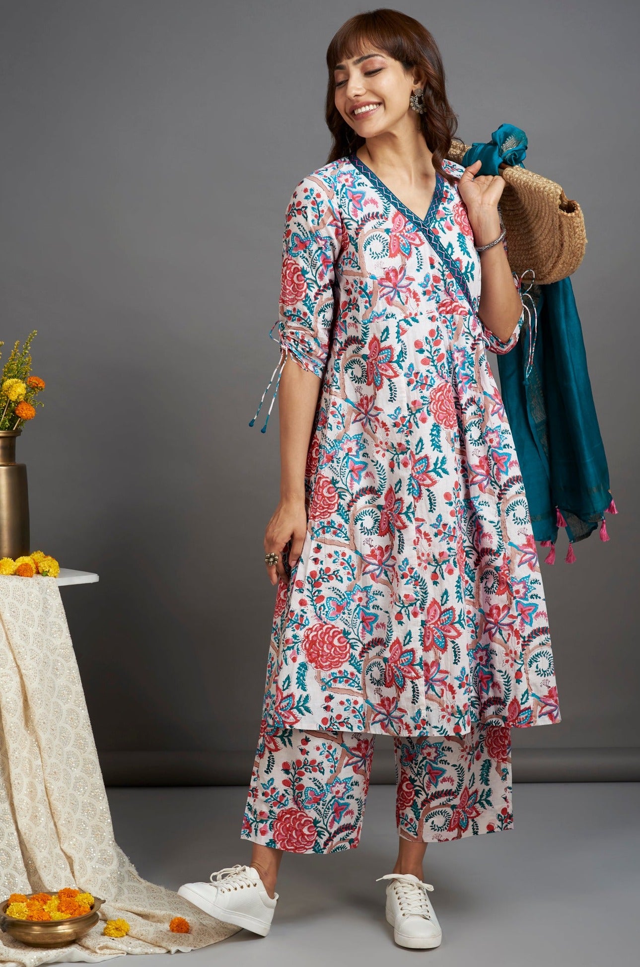 Pin by Gomathi Ramakrishnan on Quick saves | Angrakha style dresses, Cotton kurti  designs, Clothes design