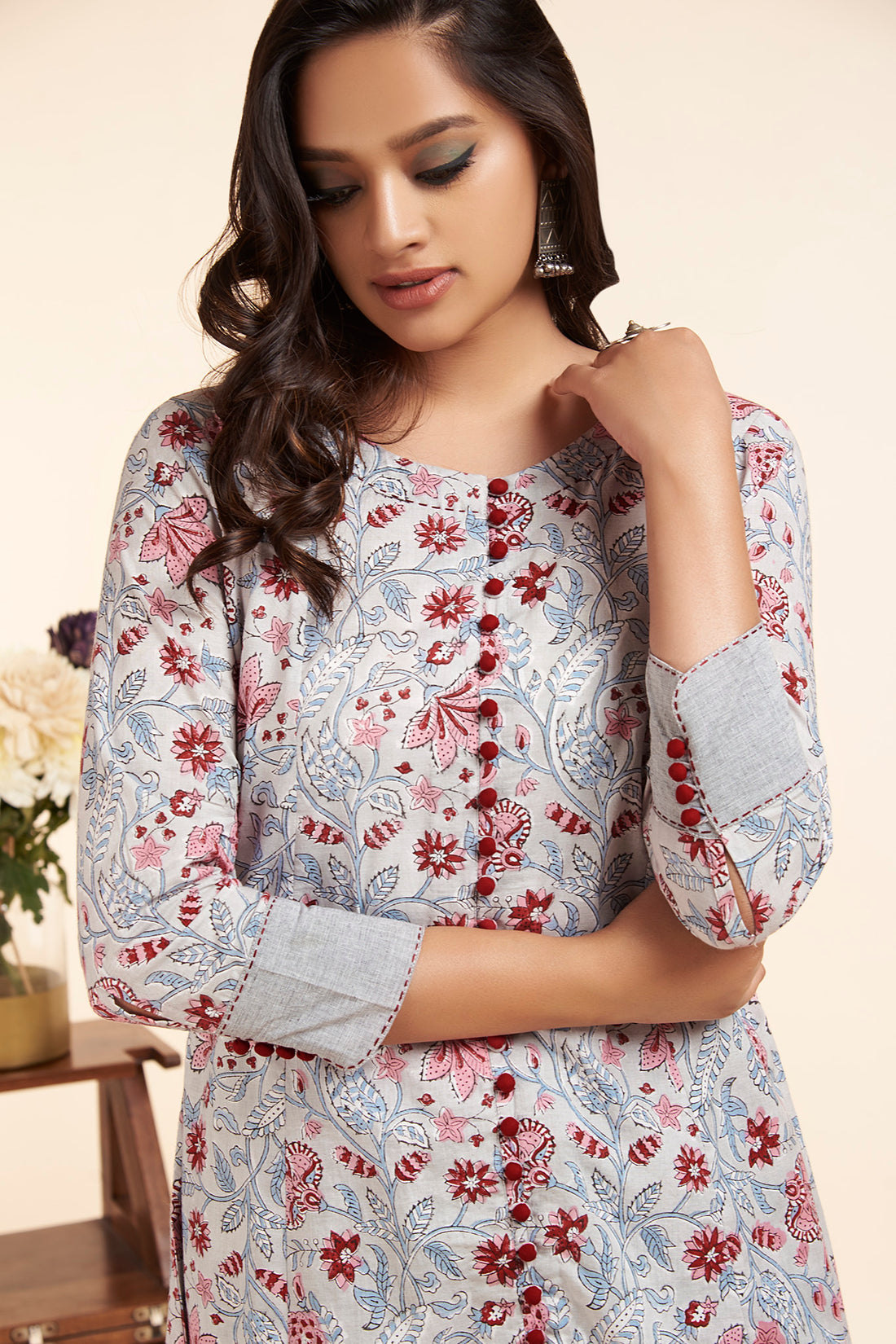 pop potli anarkali - morning breeze & paradise garden