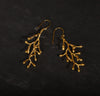 jewelry - berserk - gold plated vine cluster loops